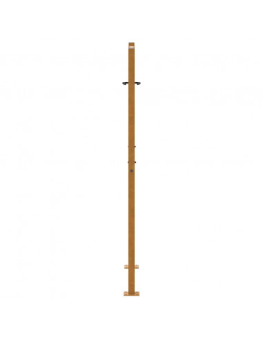 Cancello da Giardino 105x155 cm Acciaio Corten Design Ondulato