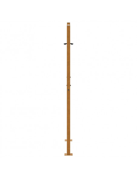 Cancello da Giardino 105x155 cm Acciaio Corten Design Ondulato