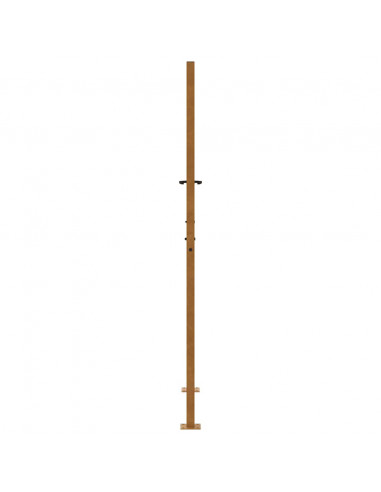 Cancello da Giardino 105x180 cm Acciaio Corten Design a Traccia