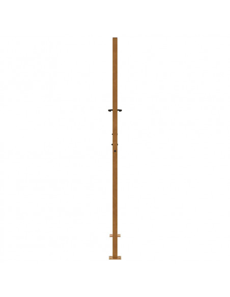Cancello da Giardino 105x180 cm Acciaio Corten Design a Traccia
