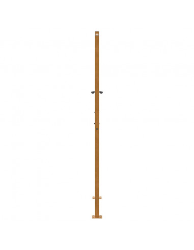 Cancello da Giardino 105x180 cm Acciaio Corten Design Leggero