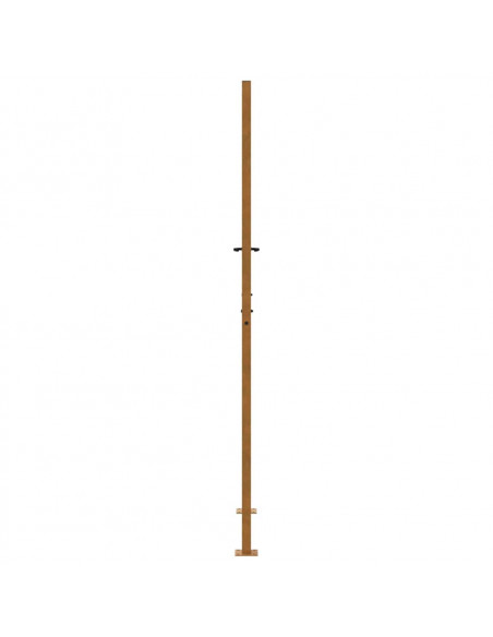 Cancello da Giardino 105x205 cm Acciaio Corten Design a Traccia