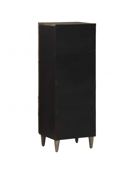 Credenza 40x33x110 cm in Legno Massello di Mango