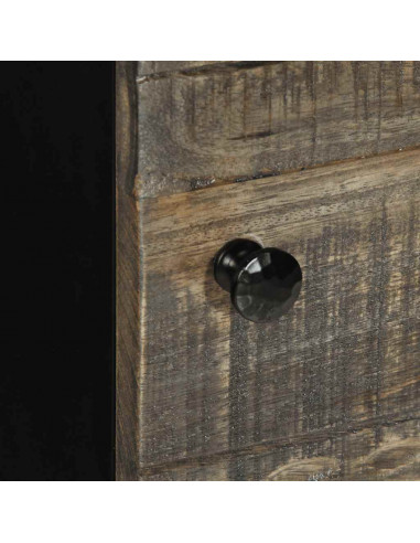 Credenza 40x33x110 cm in Legno Massello di Mango