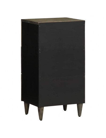 Credenza 40x33x75 cm in Legno Massello di Mango