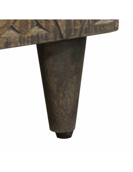 Credenza 40x33x75 cm in Legno Massello di Mango