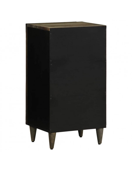 Credenza 40x33x75 cm in Legno Massello di Mango