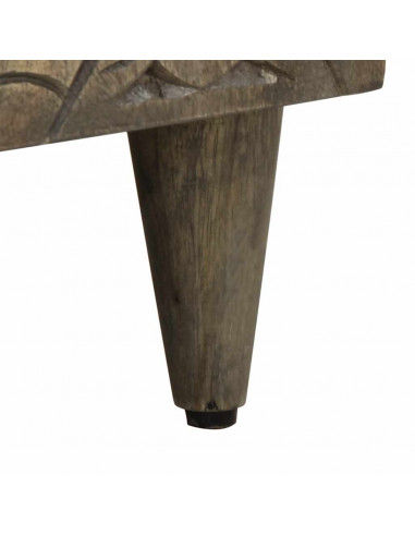 Credenza 40x33x75 cm in Legno Massello di Mango