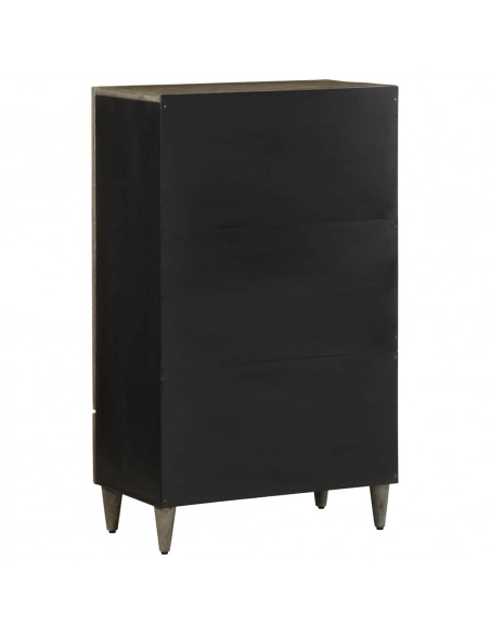 Credenza 60x33x110 cm in Legno Massello di Mango
