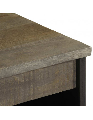 Credenza 60x33x75 cm in Legno Massello di Mango