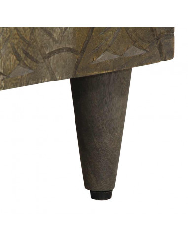 Credenza 60x33x75 cm in Legno Massello di Mango