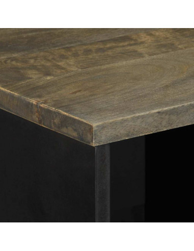 Credenza 80x33x75 cm in Legno Massello di Mango