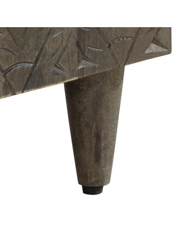 Credenza 90x33x75 cm in Legno Massello di Mango