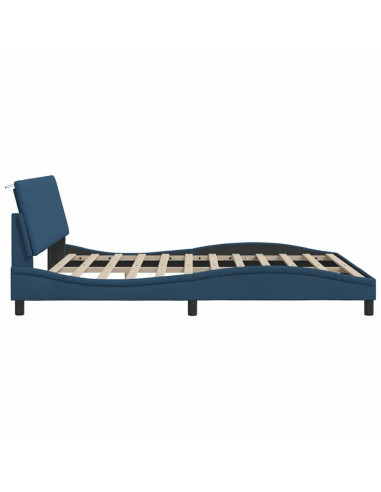 Giroletto senza Materasso Blu 180x200 cm in Tessuto