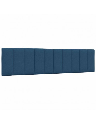 Giroletto senza Materasso Blu 200x200 cm in Tessuto