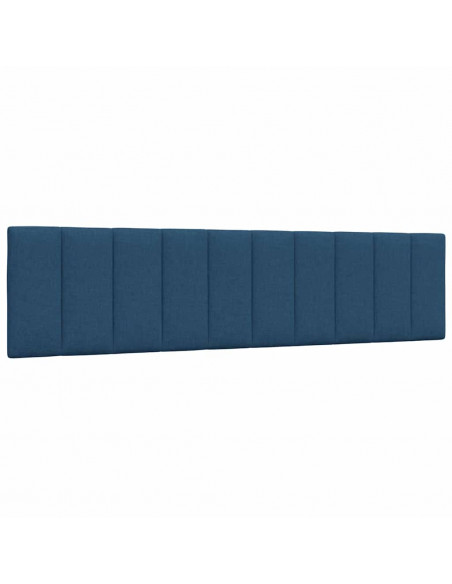 Giroletto senza Materasso Blu 200x200 cm in Tessuto