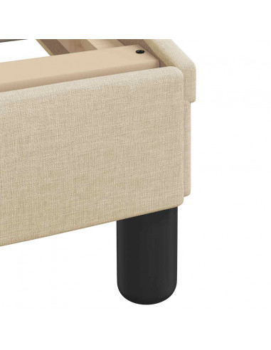 Giroletto senza Materasso Crema 100x200 cm in Tessuto