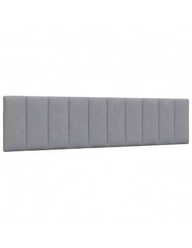 Giroletto senza Materasso Grigio Chiaro 200x200 cm Tessuto
