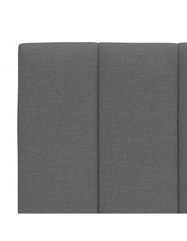 Giroletto senza Materasso Grigio Scuro 80x200 cm Tessuto