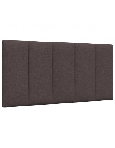 Giroletto senza Materasso Marrone Scuro 100x200 cm Tessuto