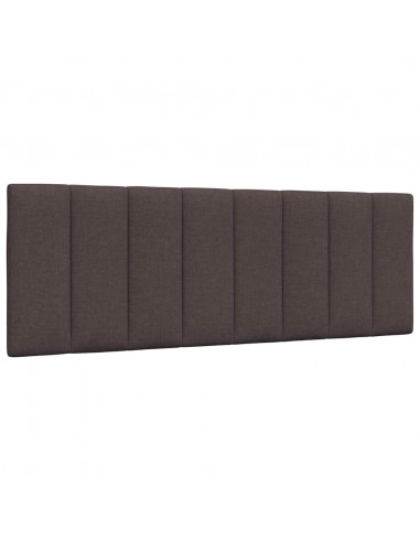 Giroletto senza Materasso Marrone Scuro 140x200 cm Tessuto