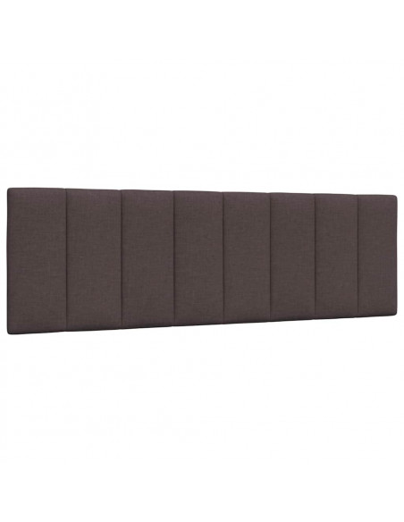 Giroletto senza Materasso Marrone Scuro 160x200 cm Tessuto