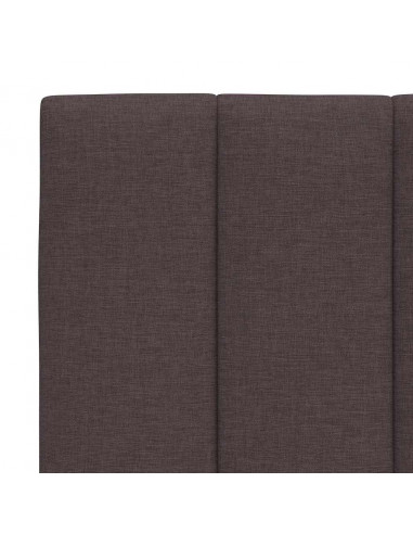 Giroletto senza Materasso Hanko Marrone Scuro 200x200 cm in Tessuto