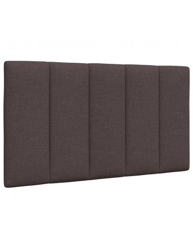 Giroletto senza Materasso Marrone Scuro 90x200 cm Tessuto