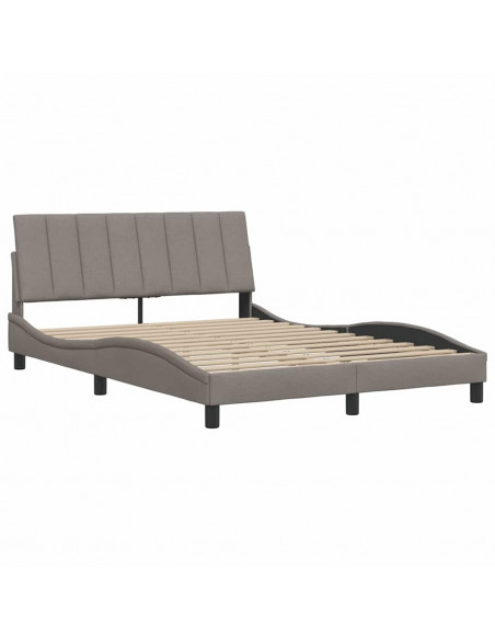 Giroletto senza Materasso Tortora 140x200 cm in Tessuto