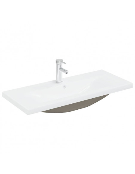 Mobile Bagno con Lavabo Integrato&Rubinetto Rovere Artigianale