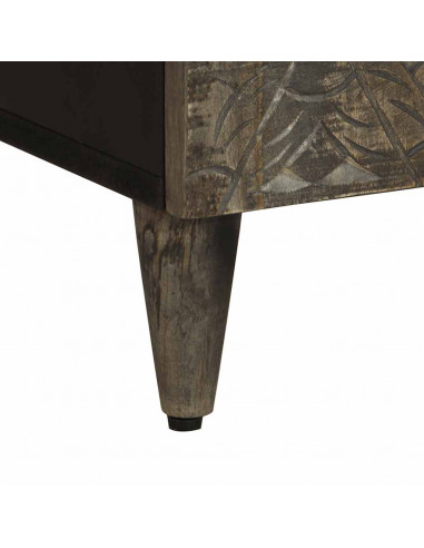 Mobile da Bagno 38x33x160 cm in Legno Massello di Mango