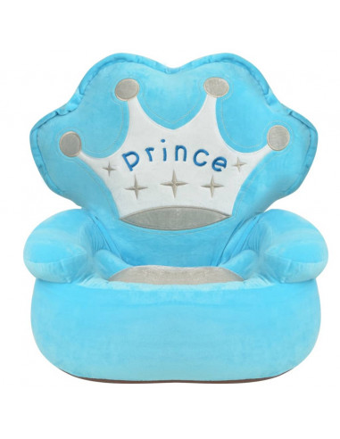 Poltrona in Peluche per Bambini Principe Blu