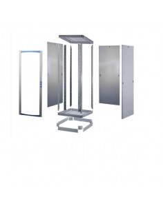 RACK 24U 600X600X1257 19  NERO