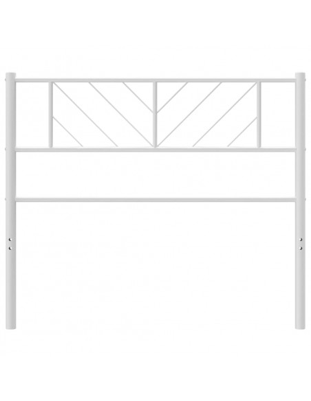 Testiera in Metallo Bianco 90 cm
