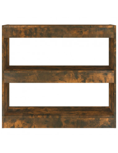 Libreria/Divisorio Rovere Fumo 80x30x72 cm