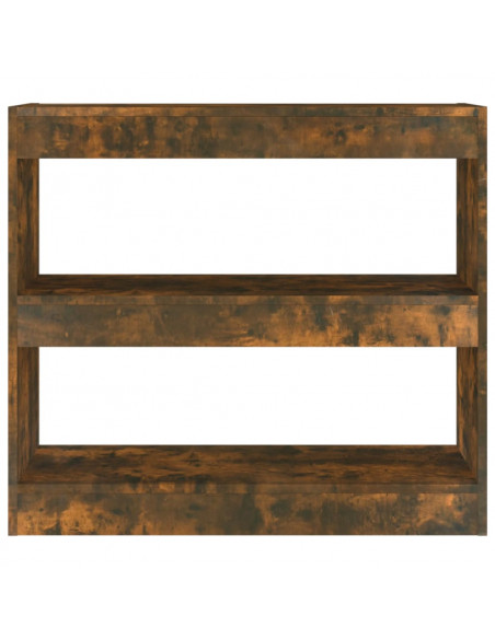 Libreria/Divisorio Rovere Fumo 80x30x72 cm