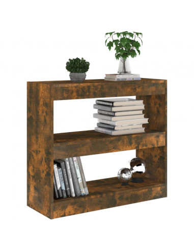 Libreria/Divisorio Rovere Fumo 80x30x72 cm