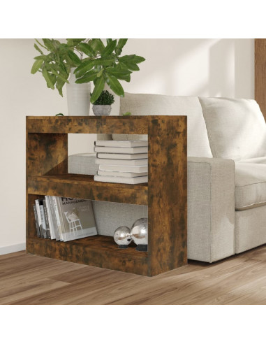 Libreria/Divisorio Rovere Fumo 80x30x72 cm