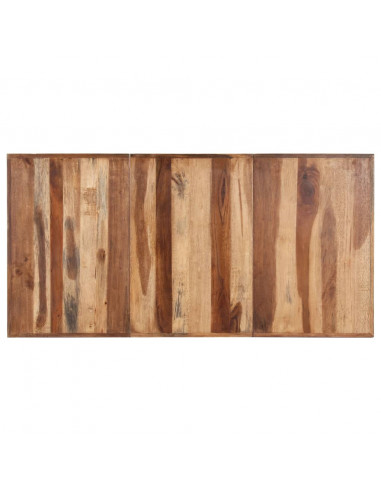Tavolo da Pranzo 160x80x75 cm Legno Massello con Finitura Miele
