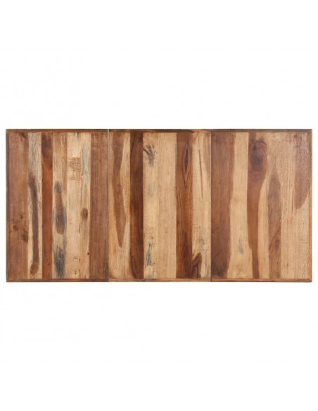 Tavolo da Pranzo 160x80x75 cm Legno Massello con Finitura Miele