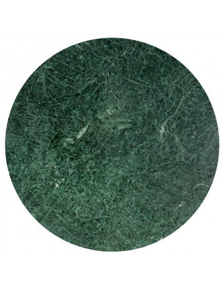 Tavolino da Caffè Verde 60x60x35 cm Pietra Vera Testura Marmo