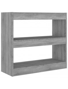 Libreria/Divisorio Grigio Sonoma 80x30x72 cm