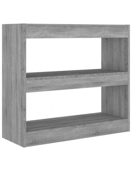 Libreria/Divisorio Grigio Sonoma 80x30x72 cm