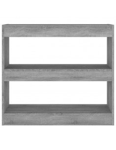 Libreria/Divisorio Grigio Sonoma 80x30x72 cm 2