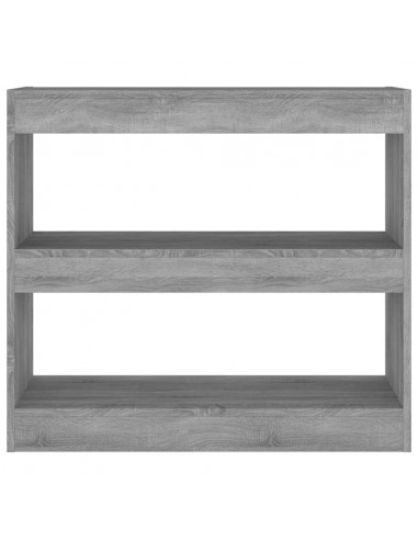 Libreria/Divisorio Grigio Sonoma 80x30x72 cm