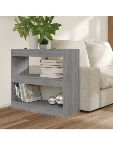 Libreria/Divisorio Grigio Sonoma 80x30x72 cm