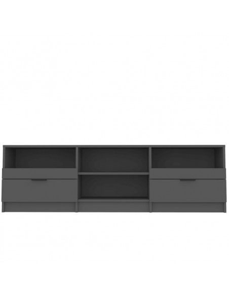 Mobile Porta TV NEro 150x33,5x45 cm in Legno Multistrato