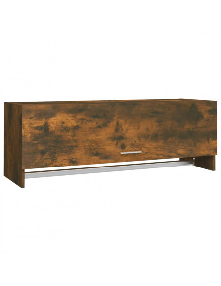 Armadio Rovere Fumo 100x32,5x35 cm in Legno Ingegnerizzato