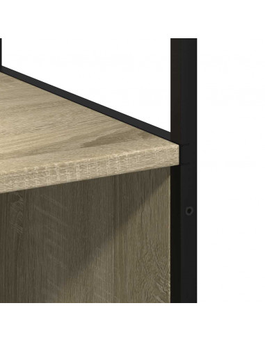 Armadietto Bagno Rovere Sonoma 35x37,5x166 cm Legno Multistrato