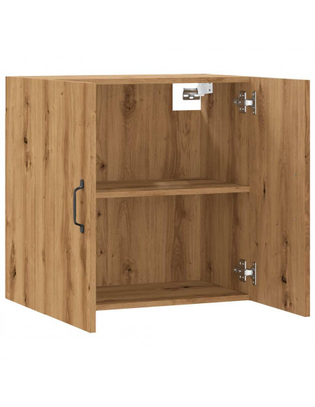 Armadietto a Muro Rovere Artigianale 60x31x60 cm in Truciolato